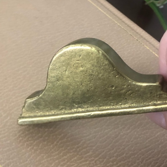 Solid Brass Decorative Clock Topper Made in Canada - Picture 5 of 7